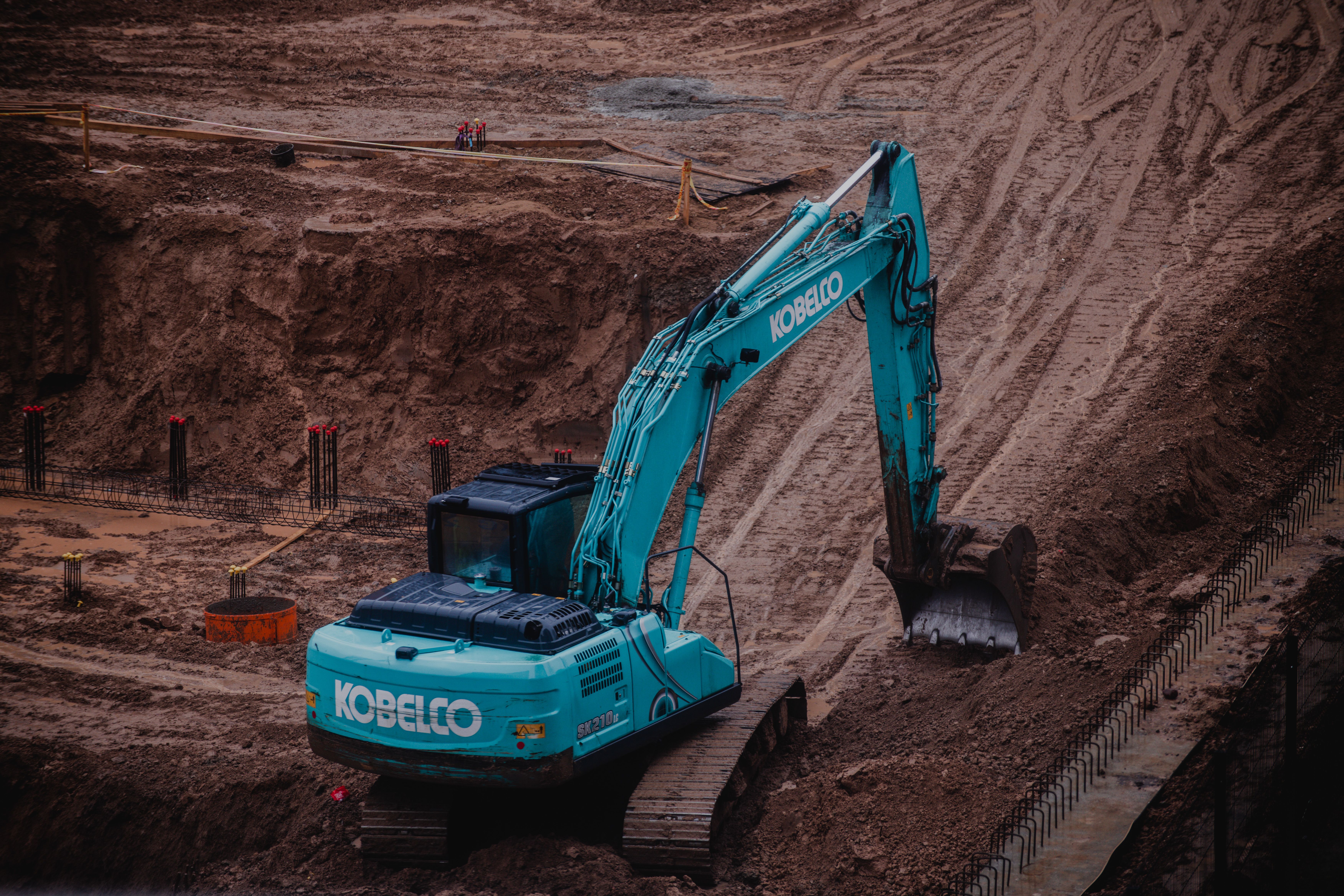 Concrete work installation